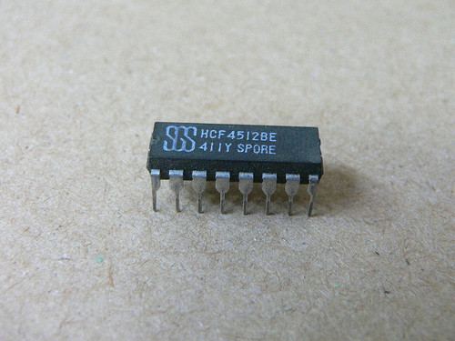 SGS HCF4512BE MULTIPLEXER 1-FUNC PRINTED CIRCUIT BREAKER