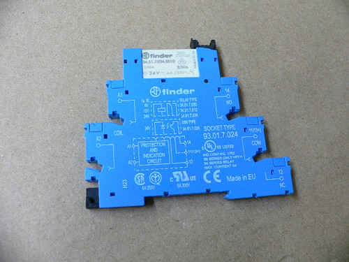 FINDER 93.01.7.024 TERMINAL BLOCK RELAY FINDER 93.01.7.024 TERMINAL BLOCK RELAY