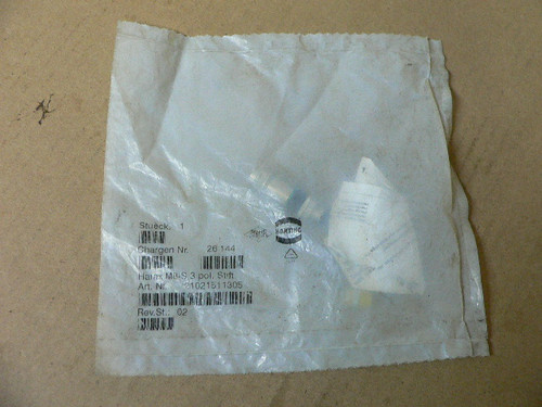 HARTING (#21021511305) CIRCULAR CONNECTOR HARAX M8-S 3 POL STIFT HARTING (#21021511305) CIRCULAR CONNECTOR HARAX M8-S 3 POL STIFT
