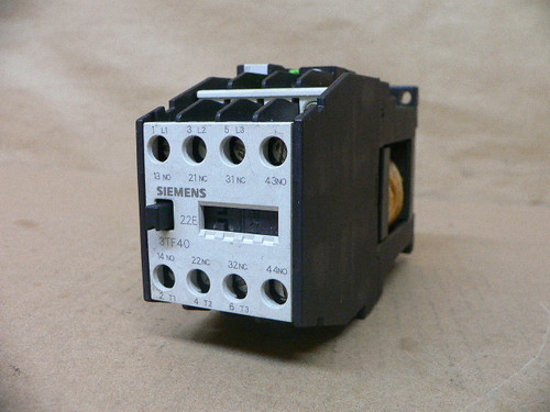 SIEMENS 3TF4022-0B CONTACTOR 2S+2O/2NO+2NC SIEMENS 3TF4022-0B CONTACTOR 2S+2O/2NO+2NC