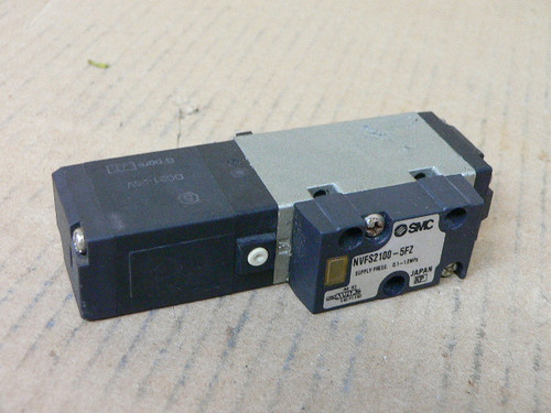 SMC Solenoid Valve, NVFS2100-5FZ, 24VDC Solenoid, Used,