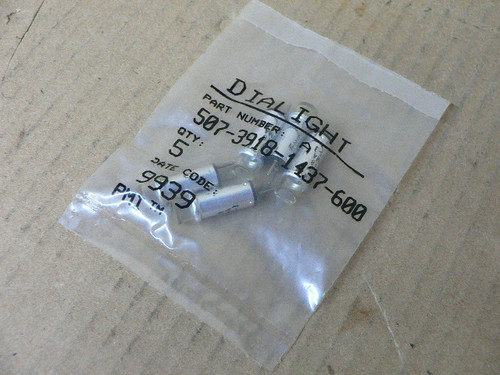 DIALIGHT 50739181437600 LAMP INDICATOR INCANDESCENT PACK OF 5
