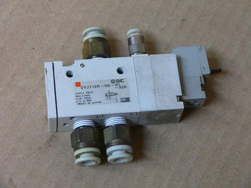 SMC SYJ712R-5G-01-X20 SYJ712R5G01X20 VALVE SOL BODY P