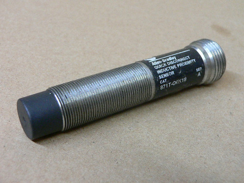 ALLEN BRADLEY 871T-GCK18 PROXIMITY SENSOR ALLEN BRADLEY 871T-GCK18 PROXIMITY SENSOR