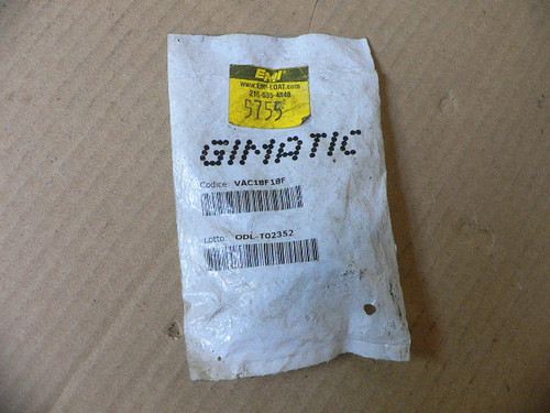 GIMATIC VAC18F18F PNEUMATIC COUPLING