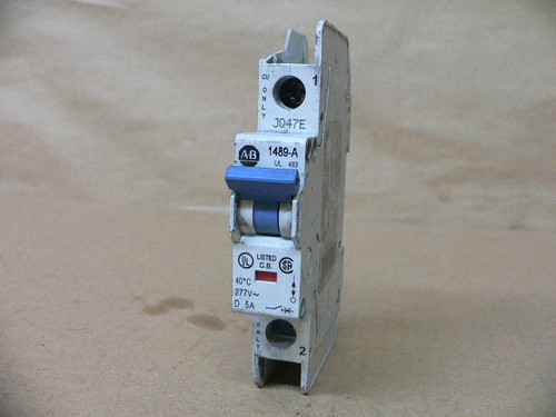 Allen Bradley Circuit Breaker 1 Pole Ser.A 1489-A1D050
