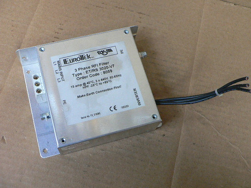 EUROTEK ET/RS 3020-V7 3 PHASE RFI FILTER EUROTEK ET/RS 3020-V7 3 PHASE RFI FILTER