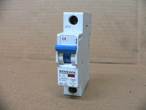 Schrack BS-018110 Circuit Breaker 10A 1-Pole 230/400 AC Schrack BS-018110 Circuit Breaker 10A 1-Pole 230/400 AC