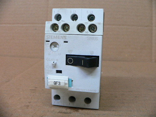 Siemens 3RV1011-1AA10 Circuit Breaker Siemens 3RV1011-1AA10 Circuit Breaker