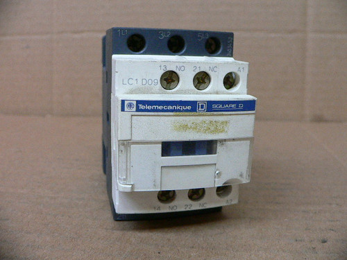 TELEMECANIQUE LC1D09 CONTACTOR 120V COIL TELEMECANIQUE LC1D09 CONTACTOR 120V COIL