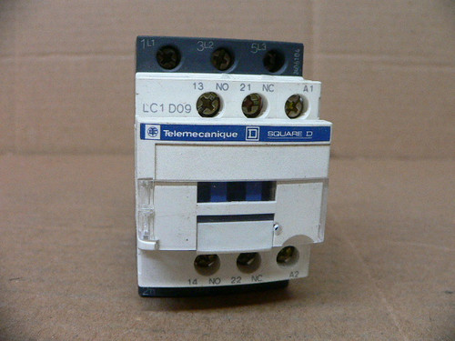TELEMECANIQUE LC1D09 CONTACTOR 24V COIL TELEMECANIQUE LC1D09 CONTACTOR 24V COIL