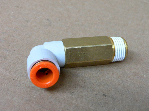 SMC KQ2W11-36S EXTENDED MALE ELBOW 3/8" NPT 3/8" OD TUBE