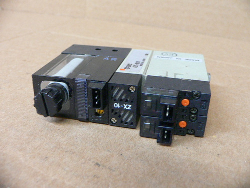 SMC NZX1-WD101, NZX1101-K35LZ-E MODULAR VACUUM PNEUMATIC SYSTEM