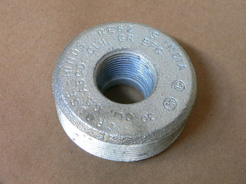 Crouse-Hinds RE62 2"X¾" Conduit Reducer Bushing Crouse-Hinds RE62 2"X¾" Conduit Reducer Bushing