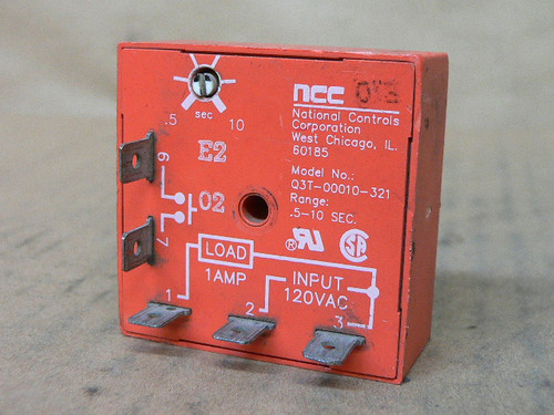NEW NCC Q3T-00010-321 Time Delay Relay .5-10 SEC. 120VAC NEW NCC Q3T-00010-321 Time Delay Relay .5-10 SEC. 120VAC