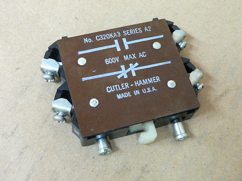 CUTLER-HAMMER AUXILIARY CONTACT C320KA3 CUTLER-HAMMER AUXILIARY CONTACT C320KA3