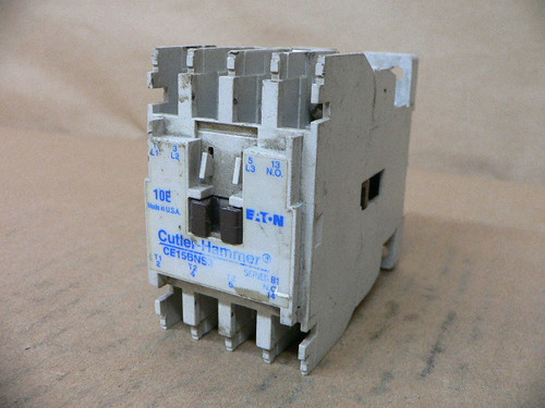 EATON CUTLER HAMMER CE15BNS3 SERIES B1 CONTACTOR SIZE B 110/120V COIL
