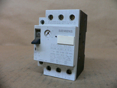 SIEMENS CIRCUIT BREAKER MOTOR STARTER 3VU1300-1NL00 SIEMENS CIRCUIT BREAKER MOTOR STARTER 3VU1300-1NL00