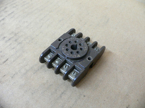 Vintage Amphenol 146-104 Relay Socket Octal w/ Screw Terminals 8-pin DIN Rail
