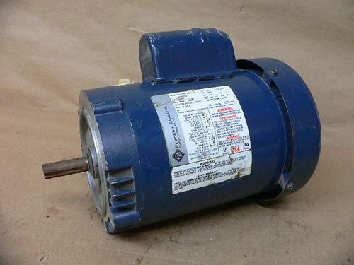 FRANKLIN ELECTRIC 1111007708 1/2HP 115/230V 56C FRAME AC ELECTRIC MOTOR