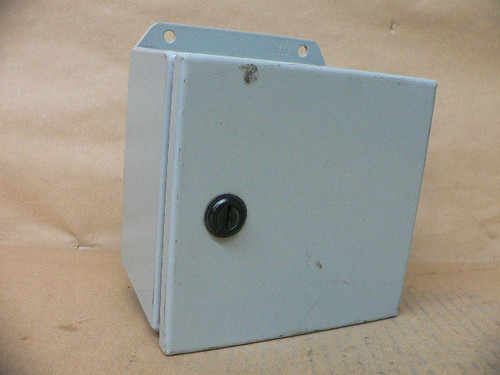 HAMMOND MANUFACTURING EJ664 N4 12 ECLIPSE JR ENCLOSURE W/PANEL 6X6X4 STEEL HAMMOND MANUFACTURING EJ664 N4 12 ECLIPSE JR ENCLOSURE W/PANEL 6X6X4 STEEL
