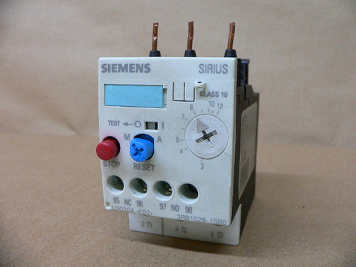 Siemens Sirius Overload Relay, 3RB1026-1SB0, 3.0-12.0 A Range, Siemens Sirius Overload Relay, 3RB1026-1SB0, 3.0-12.0 A Range,