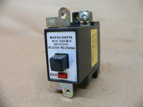 MATSUSHITA B16 20A M-5 ON OFF CONTROL RELAY MATSUSHITA B16 20A M-5 ON OFF CONTROL RELAY