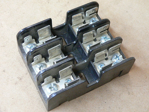 MERSEN FERRAZ SHAWMUT 30313 MIDGET FUSE BLOCK 600 VAC 30 AMP 3 P