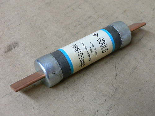 GOULD SHAWMUT NRN100- 100AMP, 250V, ONE-TIME FUSES