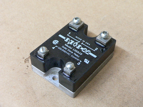 Opto 22 Model 120A10 Solid State Relay 120/240VAC Control Opto 22 Model 120A10 Solid State Relay 120/240VAC Control