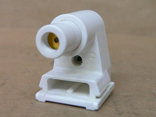 Leviton 104-02536-000 Fluorescent Lamp Holder For Slimline Single Pin Lamps Leviton 104-02536-000 Fluorescent Lamp Holder For Slimline Single Pin Lamps