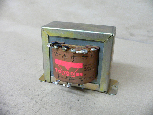 TOYODEN HT162 100-110V 0.5A 12-16V OUT TRANSFORMER