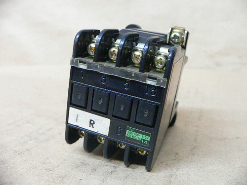 Fuji Electric Magnetic Contactor, SRCa3631-0 (4a),100-110 V Coil, Used