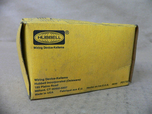 Hubbell HBL2421 20A 3P 4W 250VAC Twist Lock Plug Hubbell HBL2421 20A 3P 4W 250VAC Twist Lock Plug
