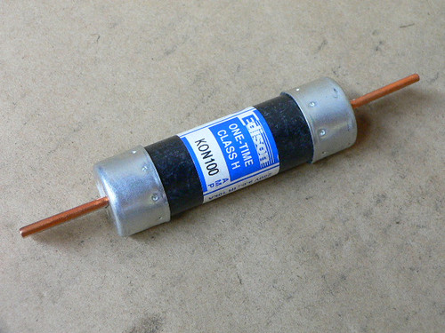 EDISON Class K5 One Time use KON 100 amp 250 V