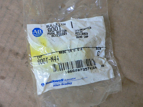 ALLEN BRADLEY 800T-N44 WHITE ILLUMINATED EXTENDED HEAD CAP