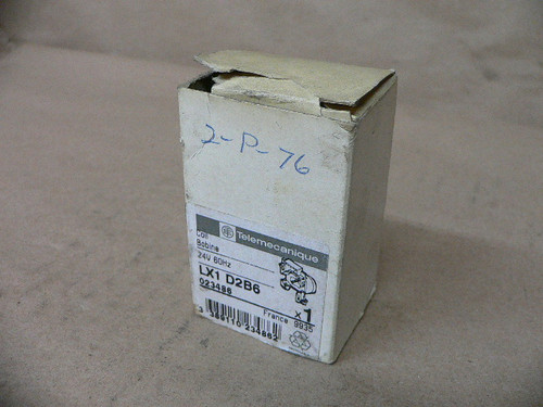 Telemecanique LX1D2B6 Coil 24 VAC LX1 D2B6 LX1 D2 B6 New Telemecanique LX1D2B6 Coil 24 VAC LX1 D2B6 LX1 D2 B6 New