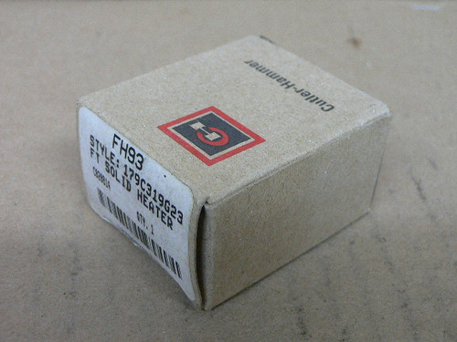 Cutler Hammer FH93 Overload Heater FT Solid Heater Cutler Hammer FH93 Overload Heater FT Solid Heater