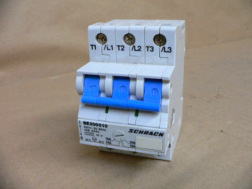 SCHRACK BE300010 CIRCUIT BREAKER  600V SCHRACK BE300010 CIRCUIT BREAKER  600V