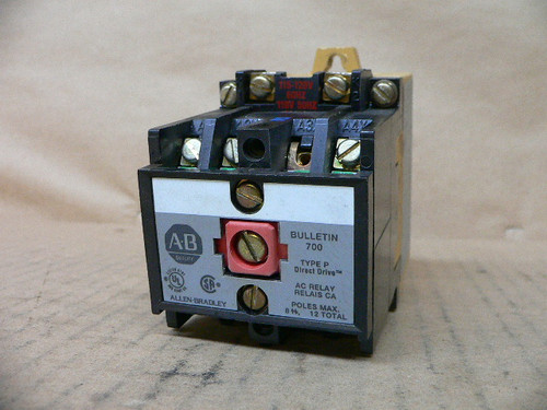Allen Bradley 700-P200A1 110/115-120 VAC Coil Relay 700P200A1 Allen Bradley 700-P200A1 110/115-120 VAC Coil Relay 700P200A1