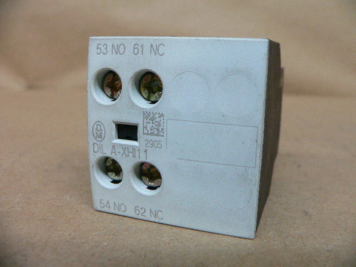 CUTLER HAMMER XTCEXFAC11 CONTACT BLOCK 16AMP 2POLE 1NO/1NC CUTLER HAMMER XTCEXFAC11 CONTACT BLOCK 16AMP 2POLE 1NO/1NC