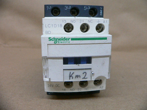LC1D18BD Schneider Electric Telemecanique IEC Contactor 3 Pole 24V DC LC1D18BD Schneider Electric Telemecanique IEC Contactor 3 Pole 24V DC