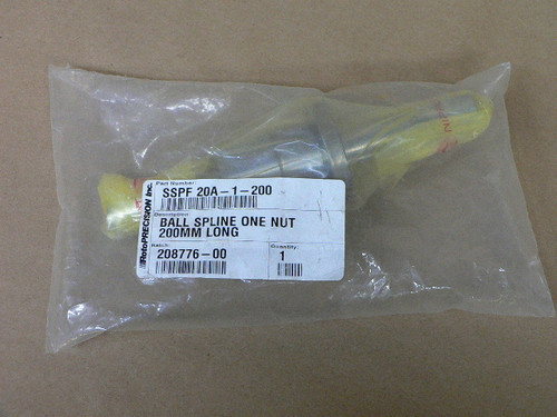 ROBO PRECISION INC. SSPF 20A-1-200 BALL SPLINE ONE NUT 200MM LONG
