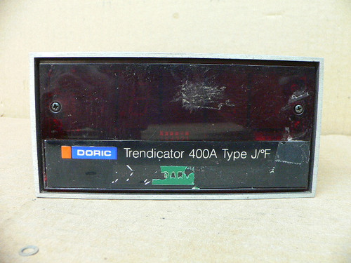 DORIC SCIENTIFIC 410A TRENDICATOR 400A TYPE J/F TEMPERATURE CONTROLLER