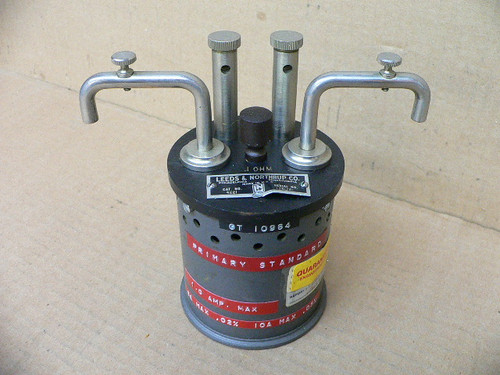 Leeds & Northrup 0.1 OHM resistor resistance lab standard calibration 4221