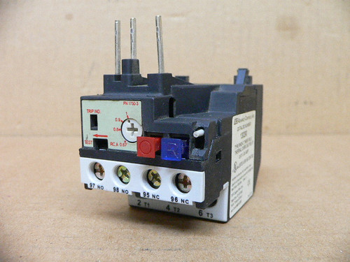 ADVANCED CONTROLS 130290 THERMAL OVERLOAD RELAY 0.67-1.0AMP 3P W/RESET