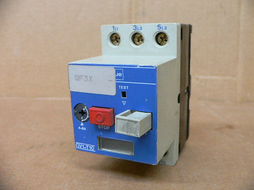TELEMECANIQUE GV1-T10 MANUAL MOTOR STARTER 4-6A