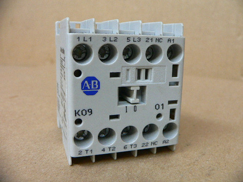 ALLEN BRADLEY 100-K09D01 MINIATURE CONTACTOR 9a 120v ALLEN BRADLEY 100-K09D01 MINIATURE CONTACTOR 9a 120v