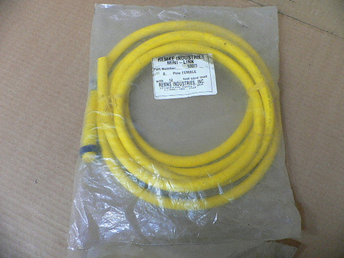 REMKE 53003 CORD SET YELLOW BRAND NEW