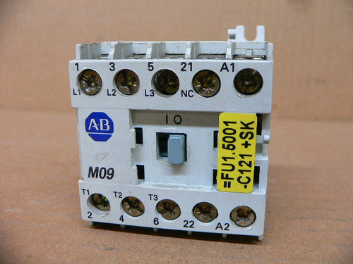 Allen Bradley 100-M09NZJ31 Ac Contactor Ser A 12a 24v-dc Allen Bradley 100-M09NZJ31 Ac Contactor Ser A 12a 24v-dc